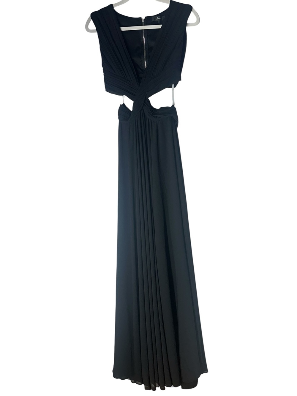 Lulu's Vivid Imagination Black Cutout Maxi Dress l - Picture 7 of 16